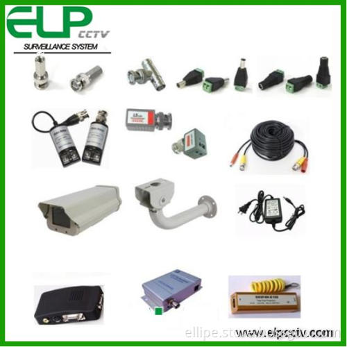 CCTV accessory BNC connector DC connector video balun